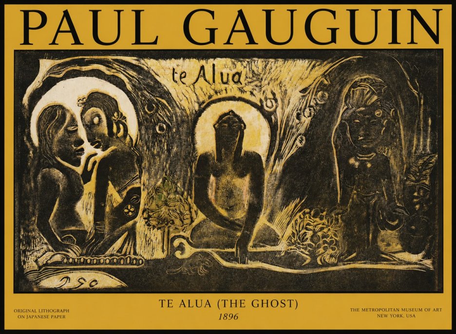 Paul Gauguin Te Alua (the Ghost) No1 - Affiche