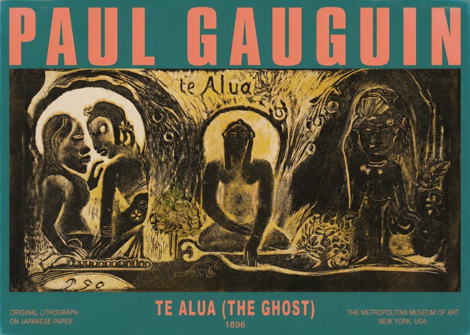Paul Gauguin Te Alua (the Ghost) No2 - Affiche