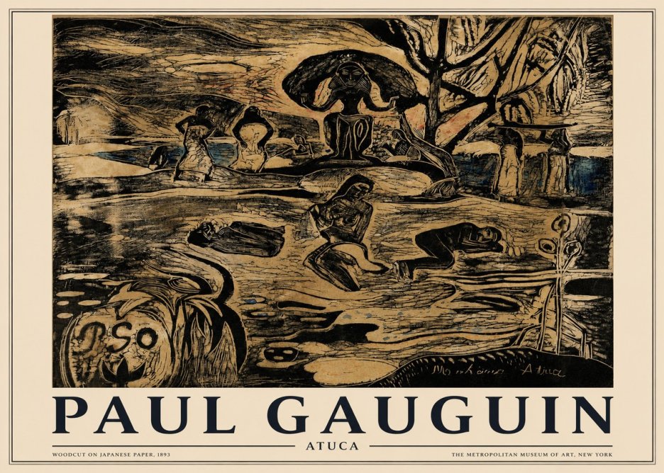 Paul Gauguin Atuca No1 - Affiche