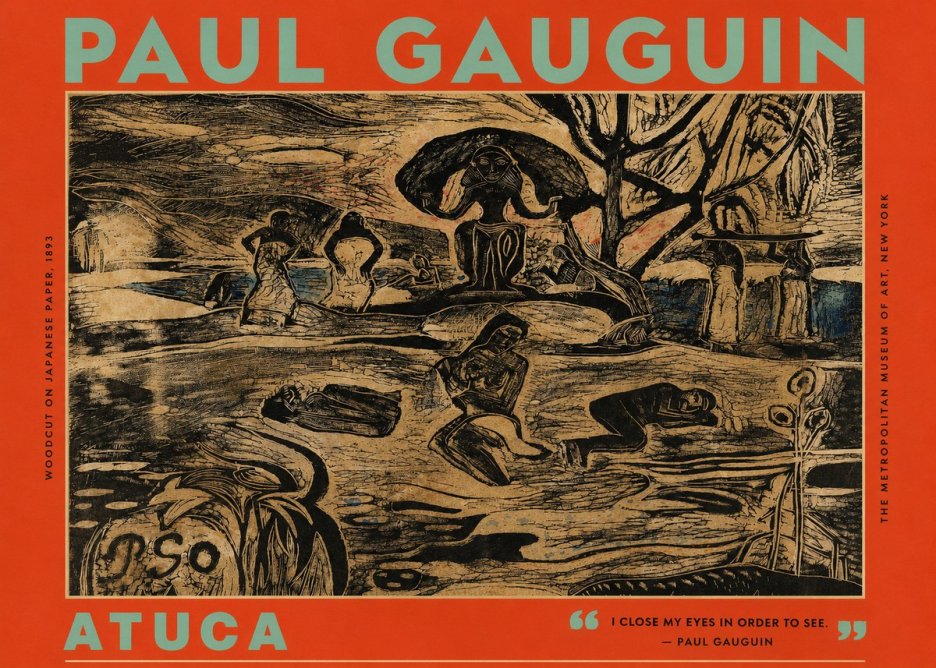 Paul Gauguin Atuca No2 - Affiche