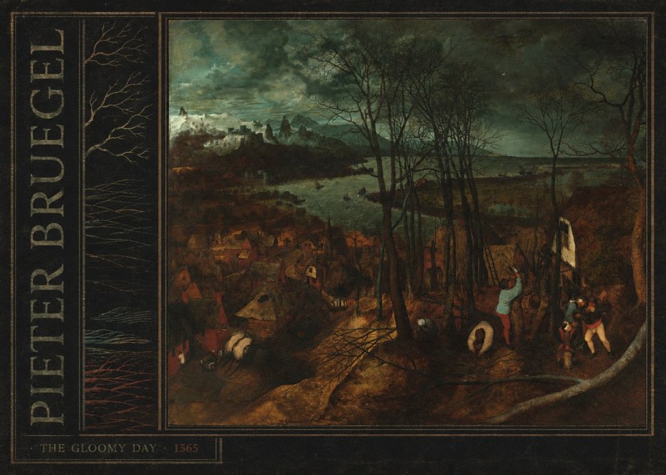 Pieter Bruegel The Gloomy Day No2 - Affiche