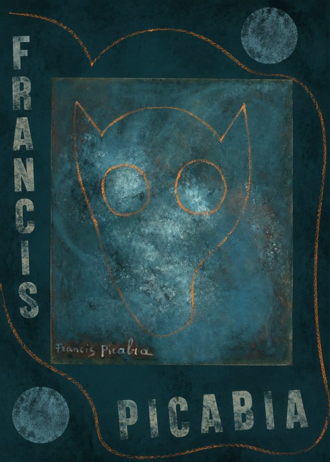 Francis Picabia Abstract Head No6 - Affiche