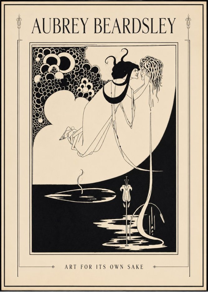Aubrey Beardsley Art for Its Own Sake No1 - Affiche