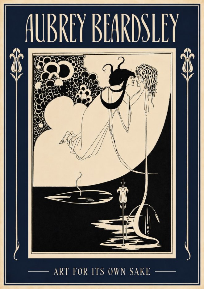 Aubrey Beardsley Art for Its Own Sake No2 - Affiche