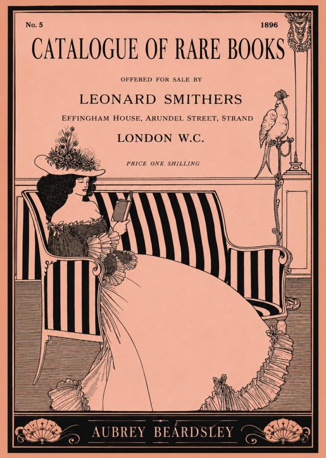 Aubrey Beardsley Catalogue of Rare Books No1 - Affiche