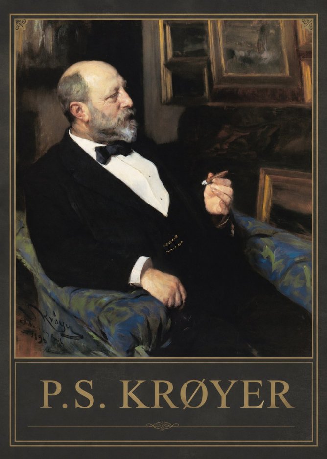 P.S. Krøyer Self-portrait I No1 - Affiche