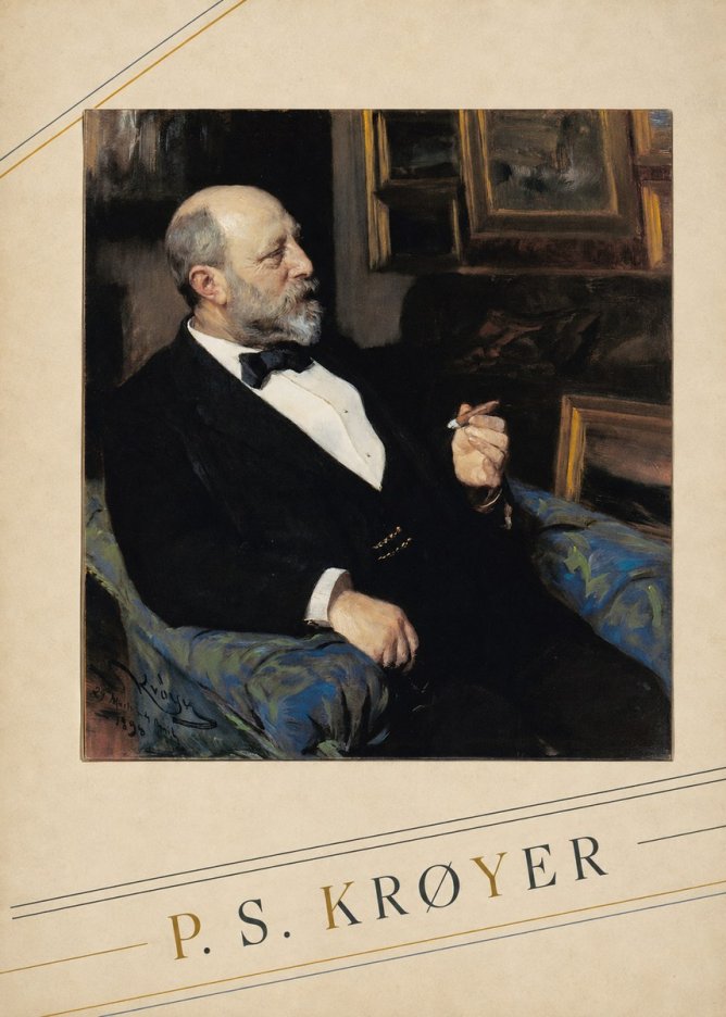 P.S. Krøyer Self-portrait I No5 - Affiche