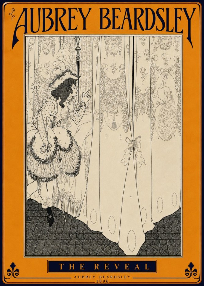 Aubrey Beardsley The Reveal No4 - Affiche
