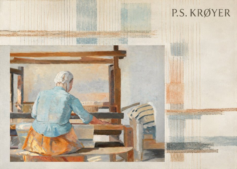 P.S. Krøyer A Weaver No6 - Affiche
