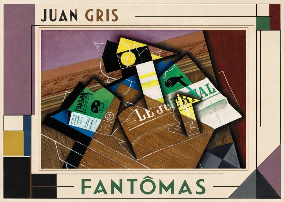 Juan Gris Fantômas I No3 - Affiche
