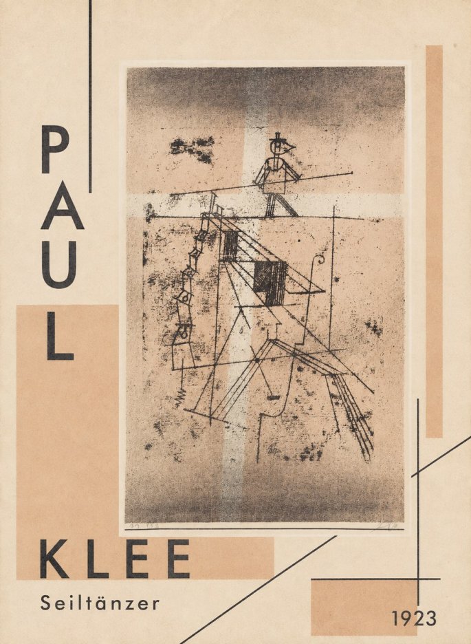 Paul Klee Seiltänzer II No2 - Affiche
