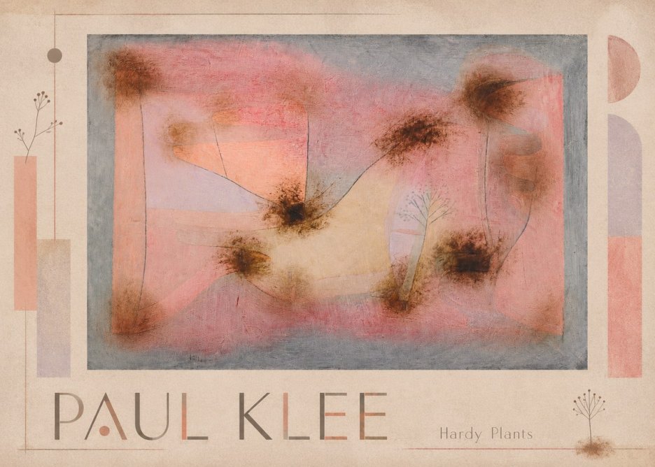 Paul Klee Hardy Plants I No1 - Affiche