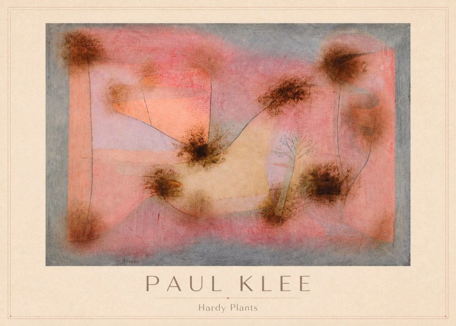 Paul Klee Hardy Plants I No3 - Affiche