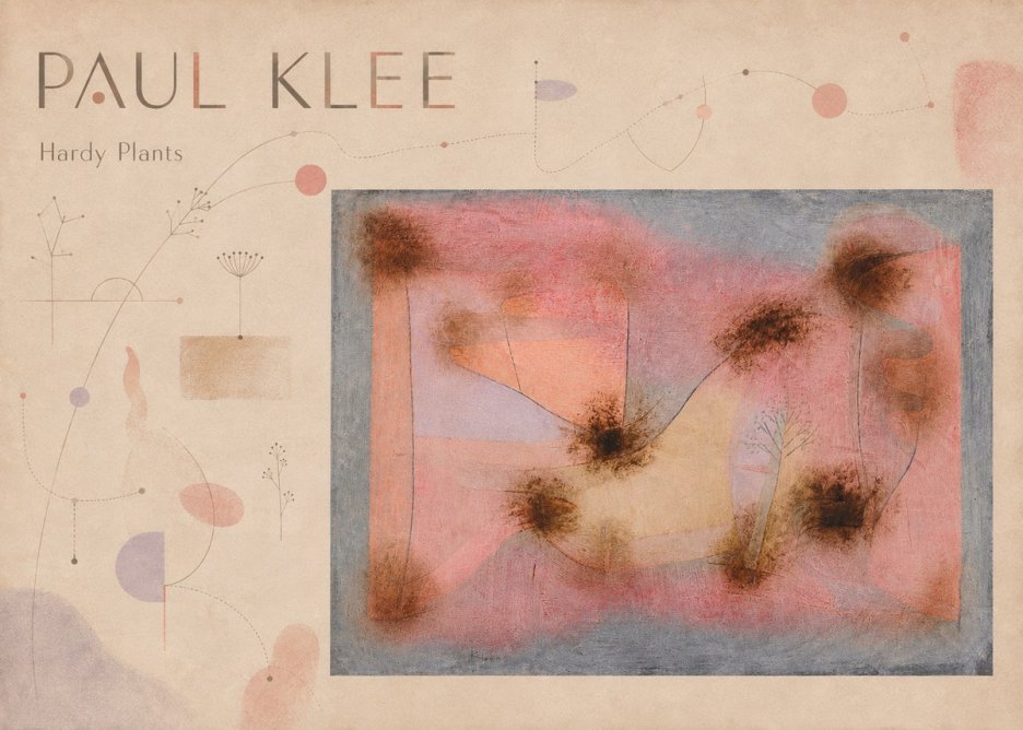Paul Klee Hardy Plants I No4 - Affiche