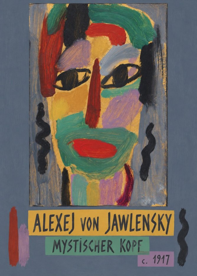 Alexej von Jawlensky Mystischer Kopf No3 - Affiche