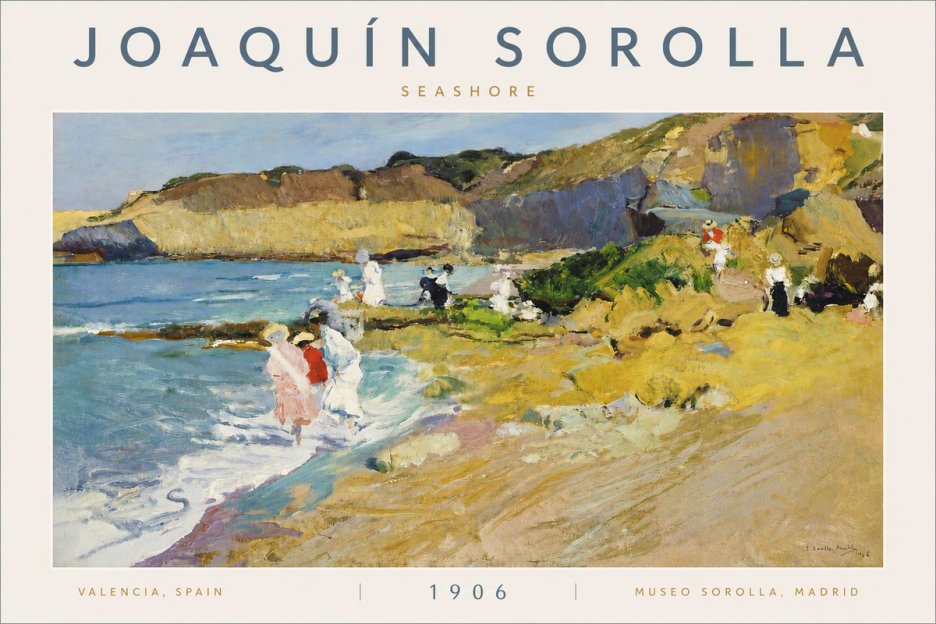 Sorolla Seashore No4 - Affiche