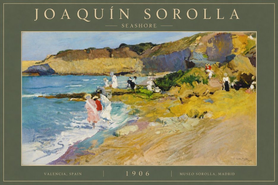 Sorolla Seashore No6 - Affiche