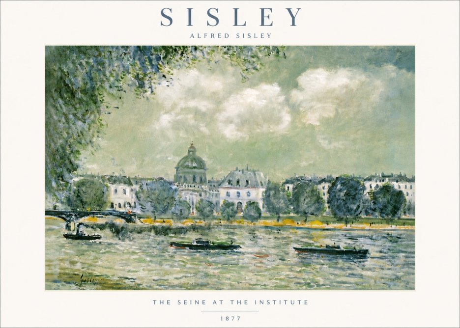 Sisley The Seine at the Institute No3 - Affiche