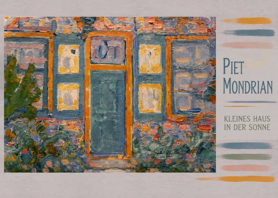 Piet Mondrian Kleines Haus in Der Sonne II No4 - Affiche