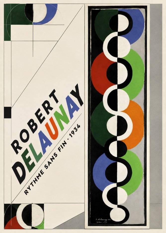 Robert Delaunay Rythme Sans Fin I No3 - Affiche