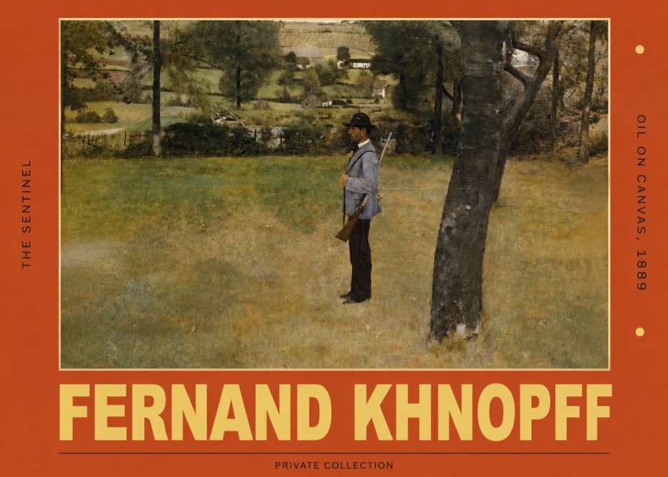 Fernand Khnopff The Hunter No5 - Affiche