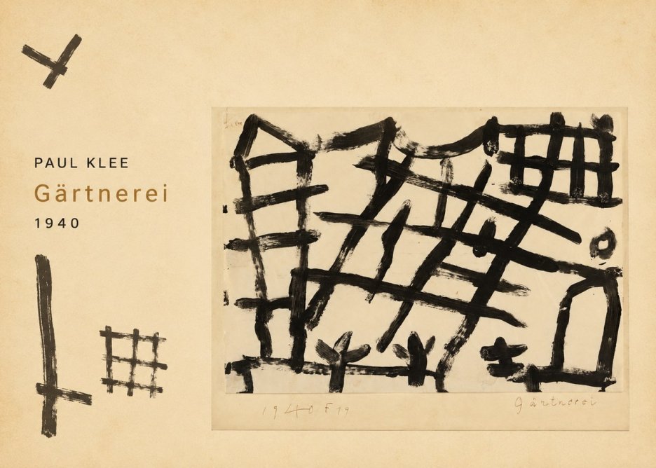 Paul Klee Gärtnerei No2 - Affiche