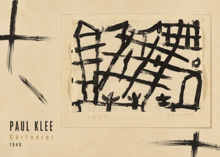 Paul Klee Gärtnerei No5 - Affiche