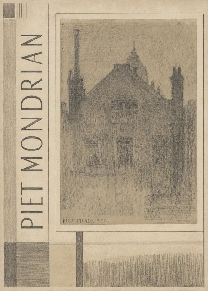 Piet Mondrian House Study No2 - Affiche