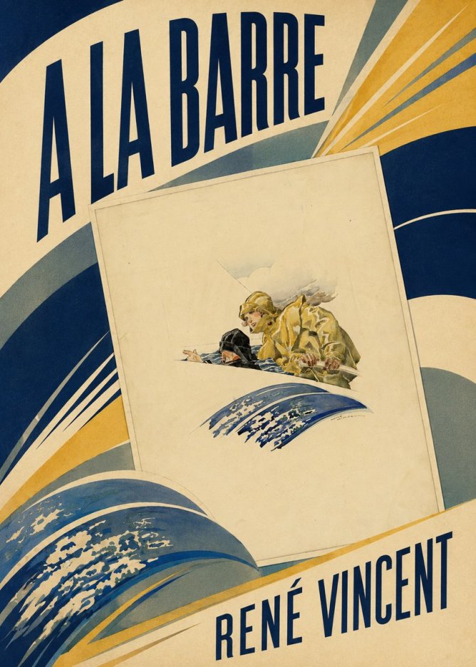 René Vincent A La Barre No5 - Affiche