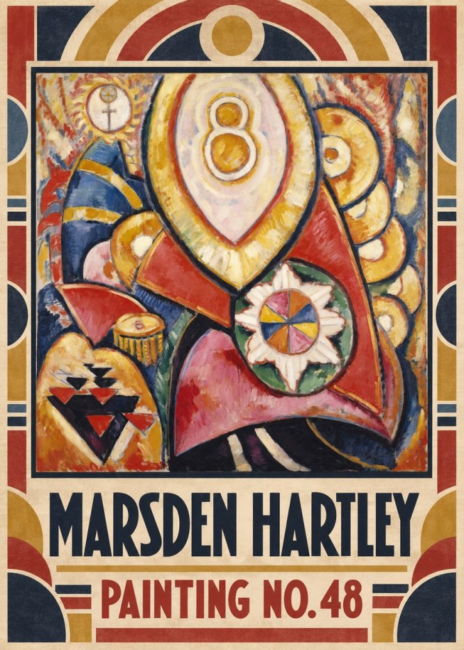 Marsden Hartley Painting No. 48 No1 - Affiche