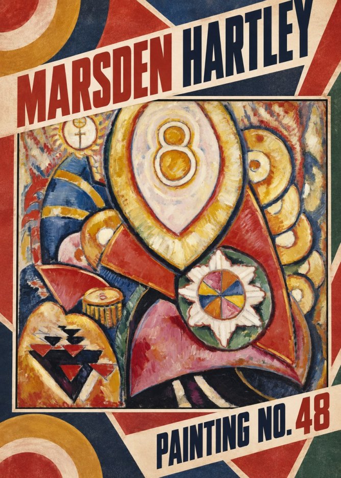 Marsden Hartley Painting No. 48 No5 - Affiche