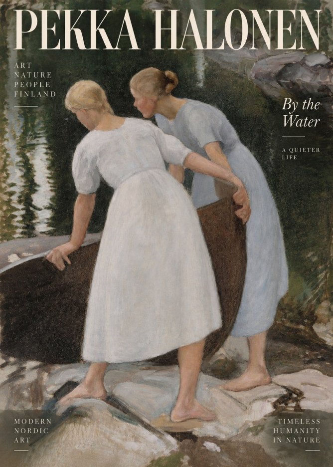 Pekka Halonen By the Water No2 - Affiche