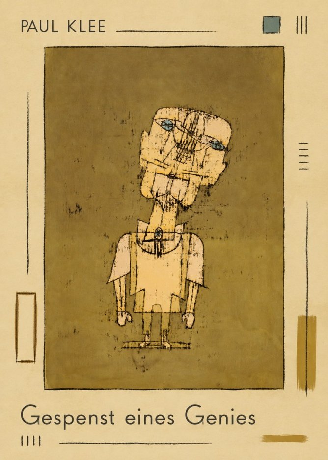 Paul Klee Gespenst Eines Genies No3 - Affiche