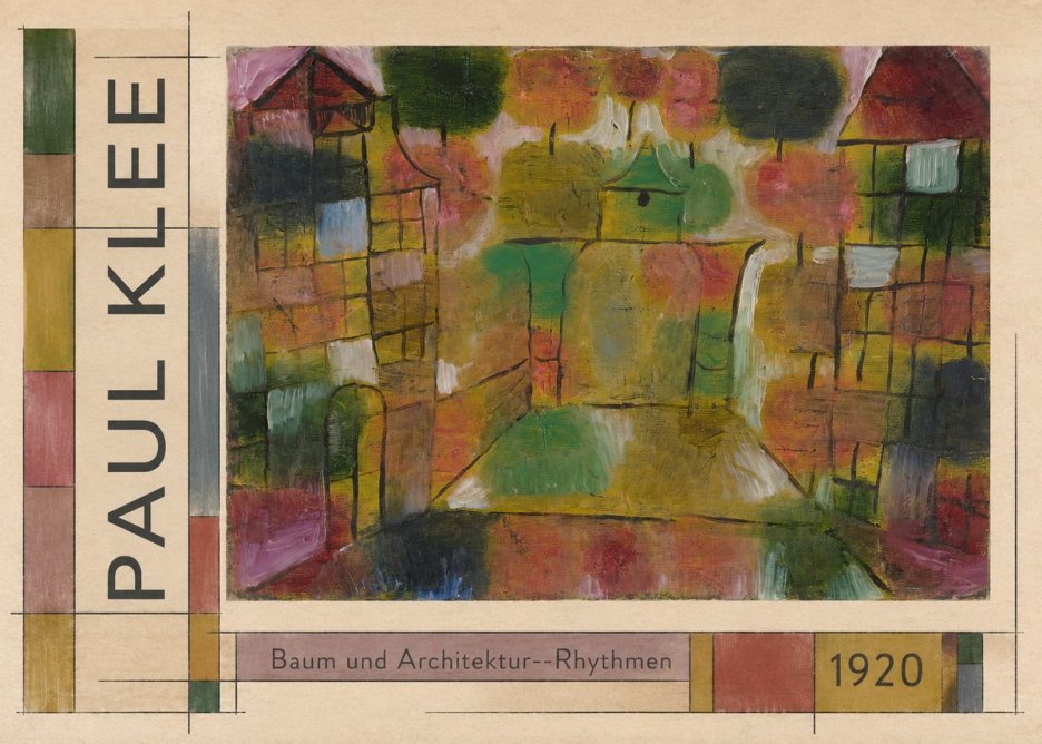 Paul Klee Baum Und Architektur--rhythmen No2 - Affiche