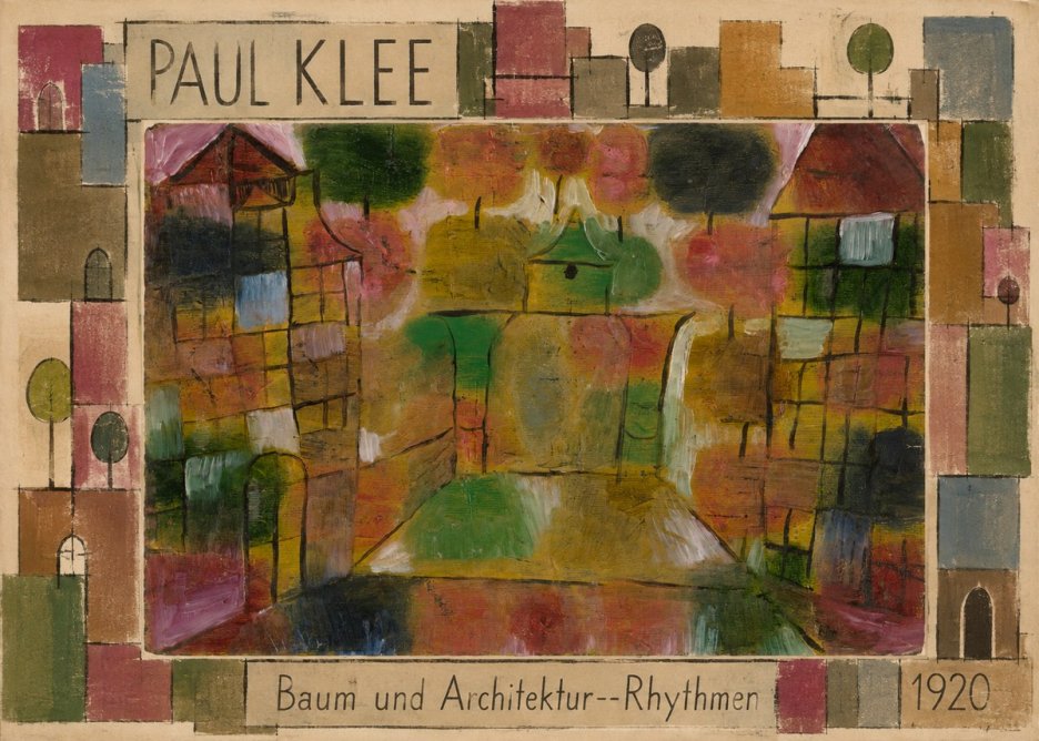 Paul Klee Baum Und Architektur--rhythmen No4 - Affiche