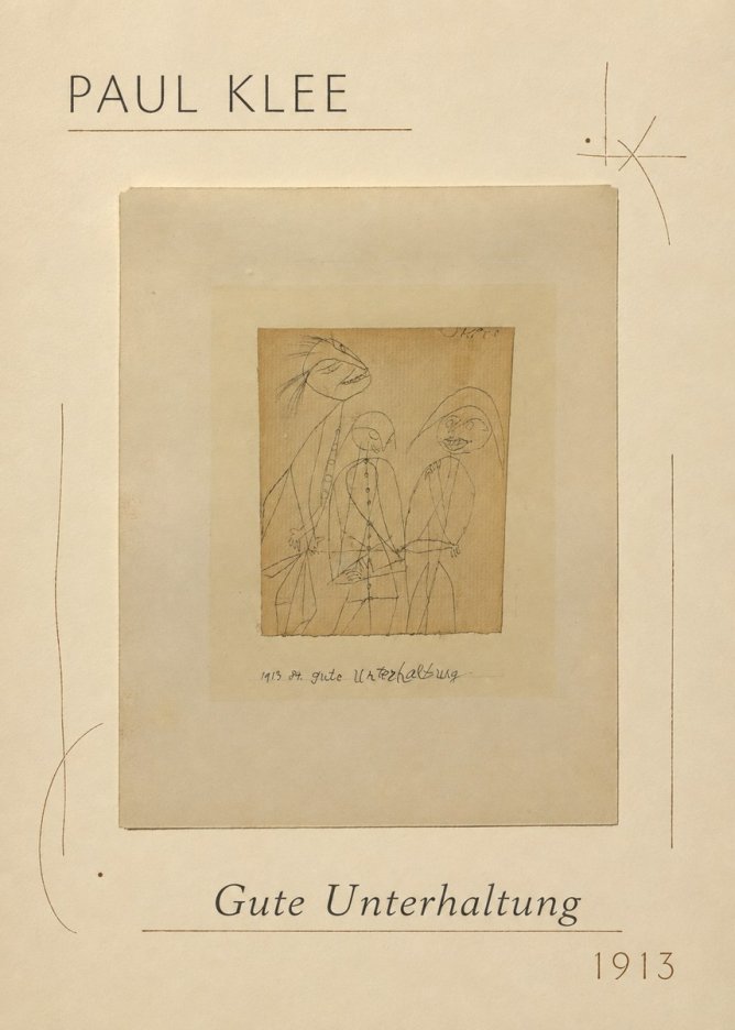 Paul Klee Gute Unterhaltung No1 - Affiche