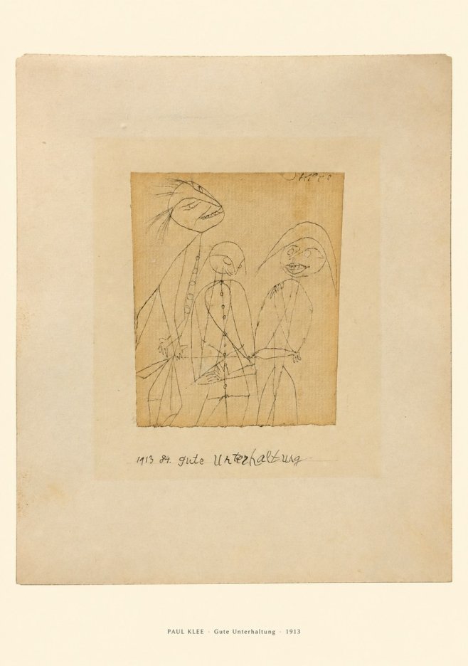 Paul Klee Gute Unterhaltung No6 - Affiche