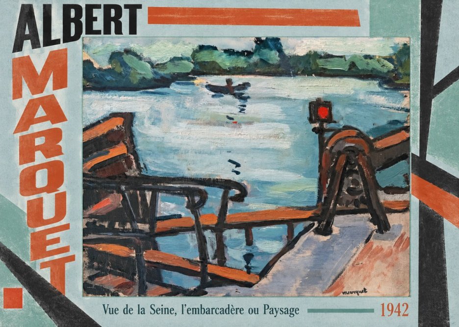 Albert Marquet Vue De La Seine, L'embarcadère Ou Paysage No4 - Affiche