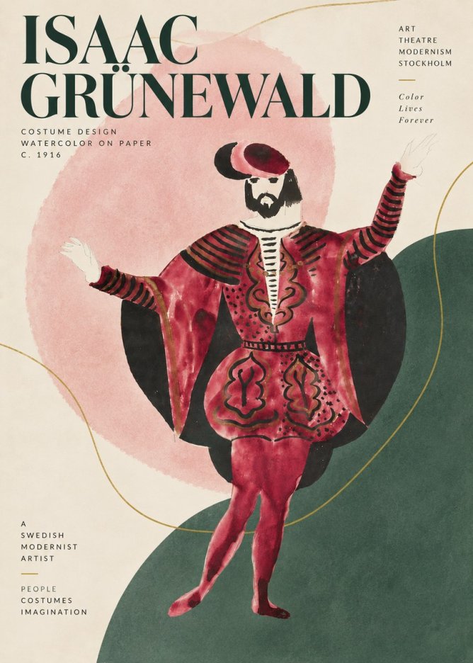 Isaac Grünewald Costume Design II No5 - Affiche