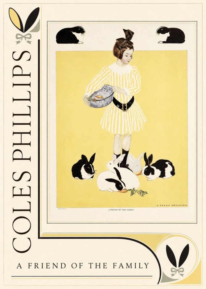 Coles Phillips A Friend of the Family No2 - Affiche