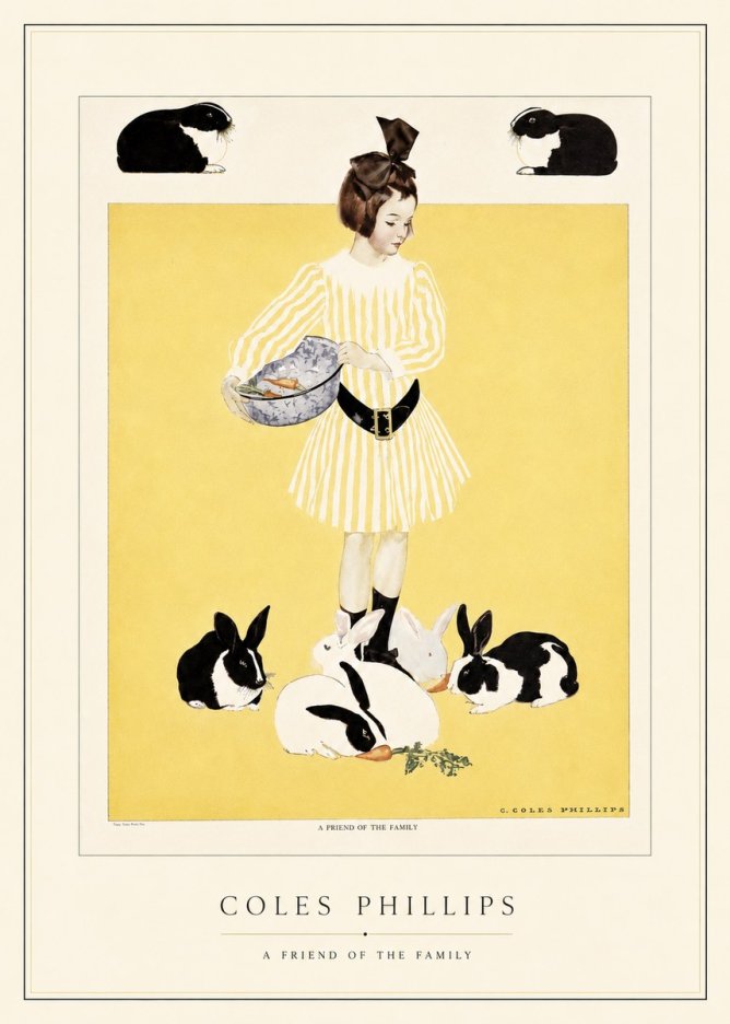 Coles Phillips A Friend of the Family No4 - Affiche