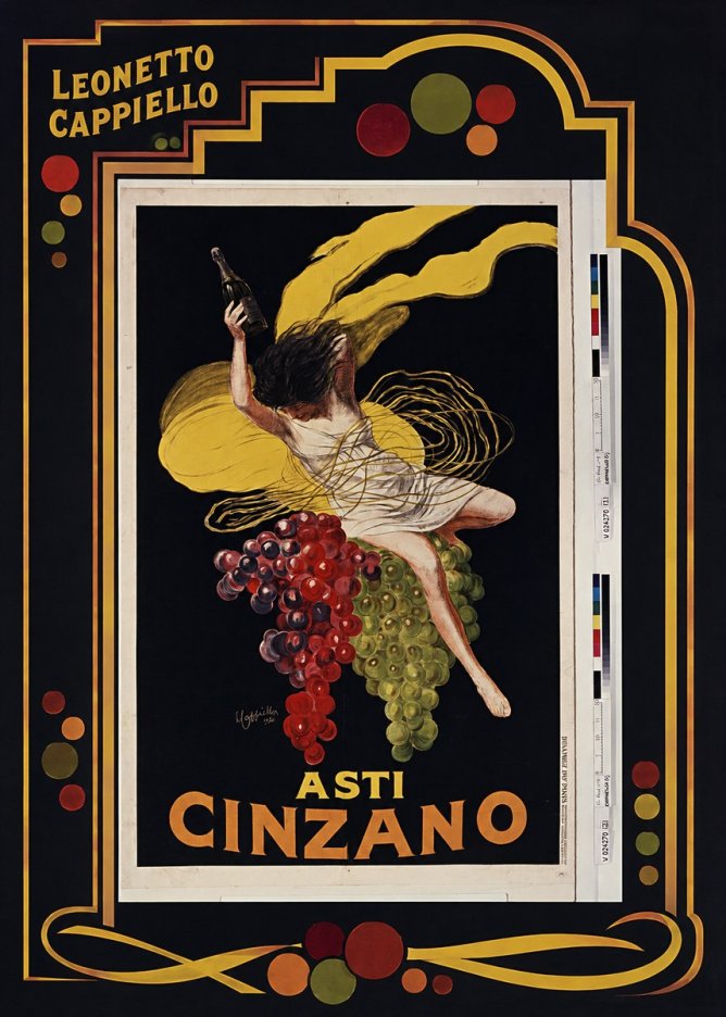 Leonetto Cappiello Asti Cinzano I No5 - Affiche