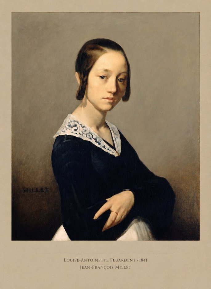 Jean-François Millet Louise-antoinette Feuardent No5 - Affiche