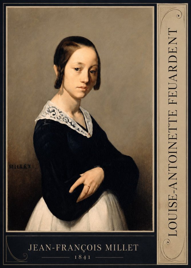 Jean-François Millet Louise-antoinette Feuardent No6 - Affiche