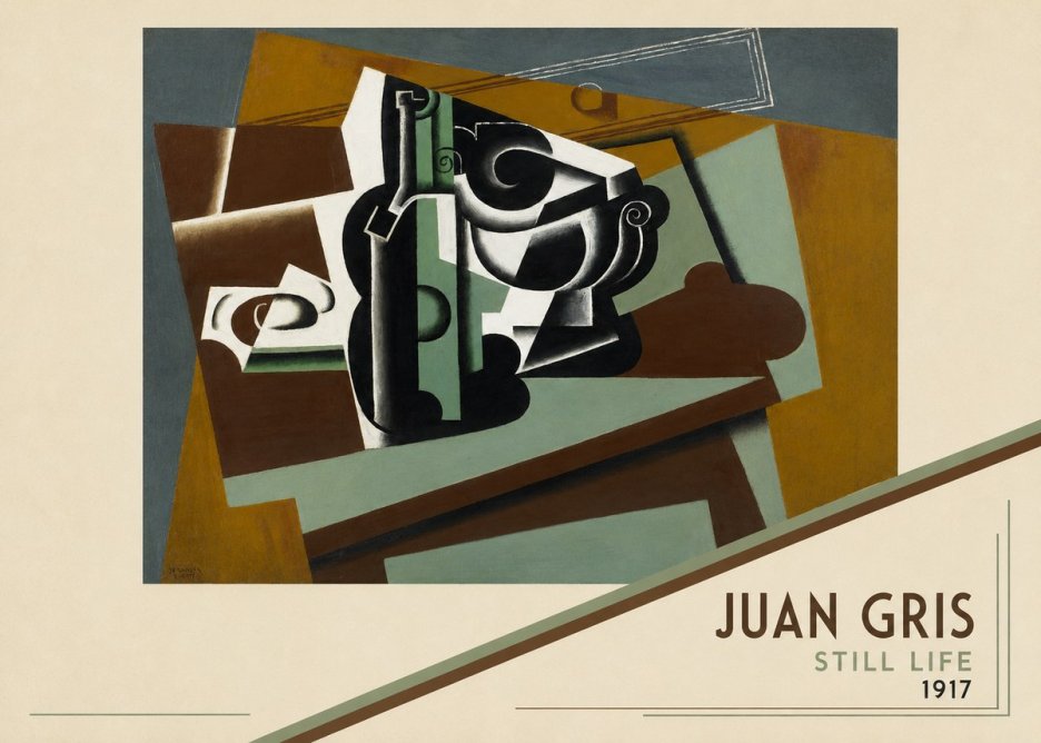 Juan Gris Still Life I No3 - Affiche