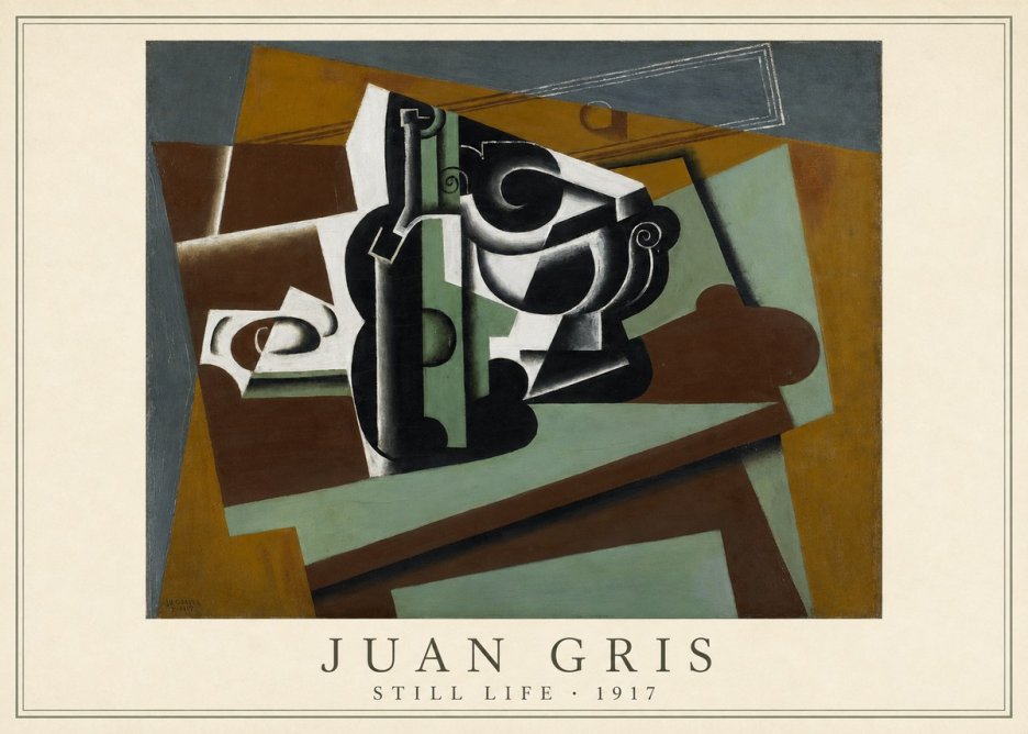 Juan Gris Still Life I No4 - Affiche