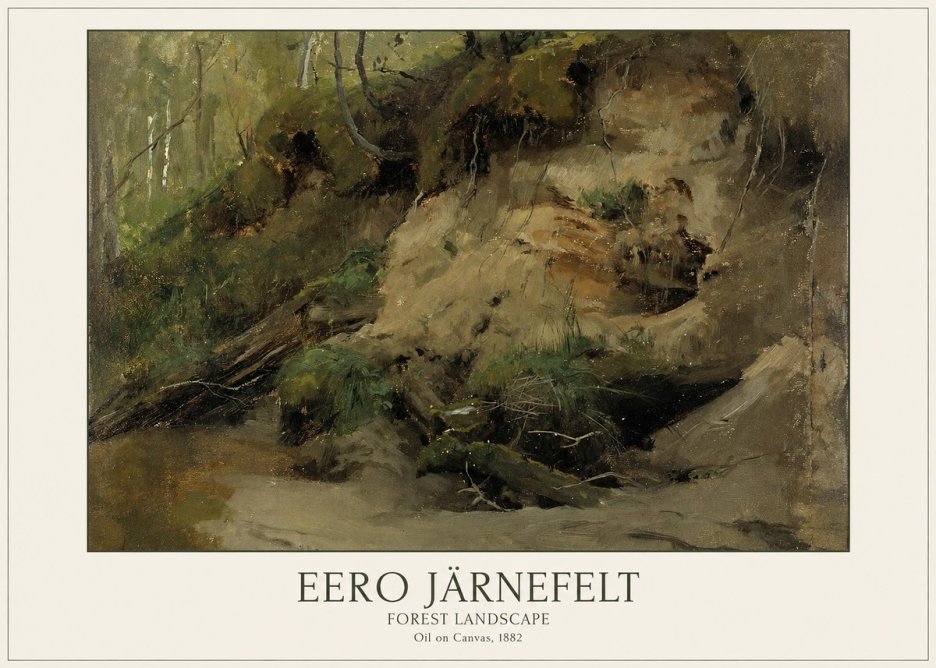 Eero Järnefelt Forest Landscape I No1 - Affiche