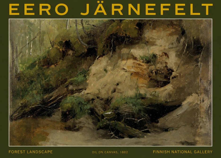 Eero Järnefelt Forest Landscape I No2 - Affiche