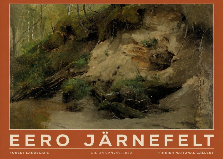 Eero Järnefelt Forest Landscape I No3 - Affiche
