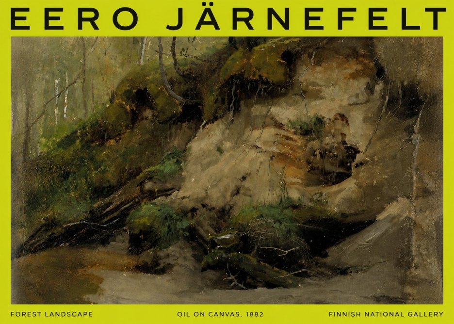 Eero Järnefelt Forest Landscape I No6 - Affiche